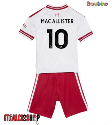 Liverpool Alexis Mac Allister #10 Seconda Maglia Bambino 2026-27 Manica Corta (+ Pantaloni corti)